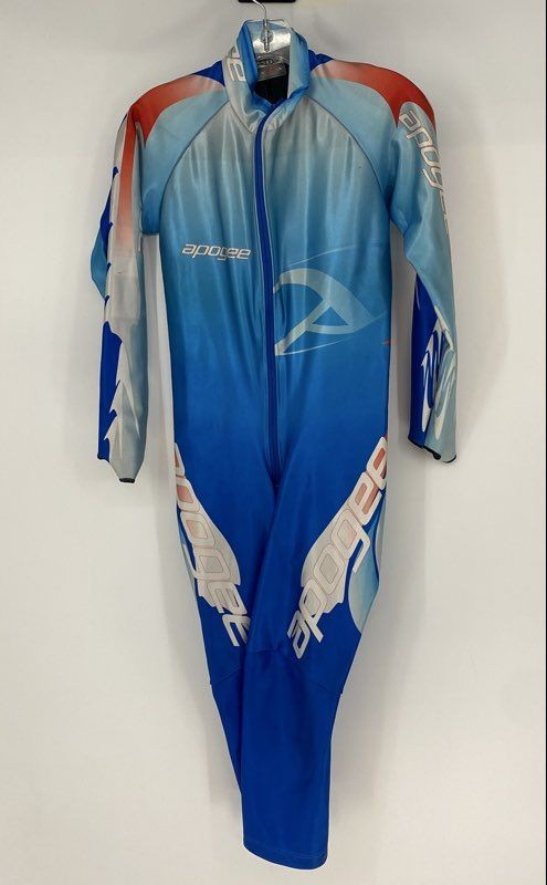 Apogee Mens Blue Zip-Front Winter Sports Ski Speed Racing Suit Size XS