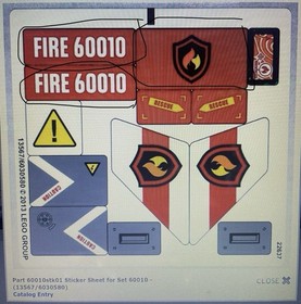 LEGO CITY: Fire Fighter Set LOT. See Description All Used.  