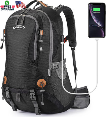 G4Free 50L Hiking Backpack Waterproof Daypack Outdoor Camping Climbing Backpack 