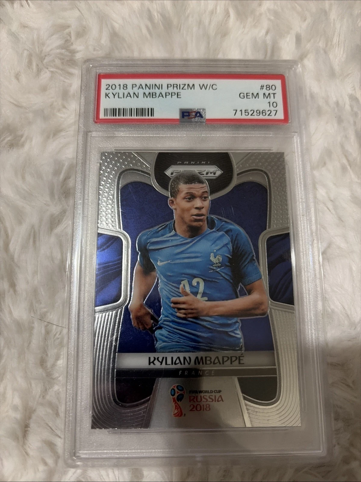 2018 Prizm World Cup Kylian Mbappe Base #80 PSA 10 | Card Ladder