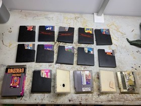 Nintendo Bundle UNTESTED NES Games Power Pad Zapper Light Gun Four Score