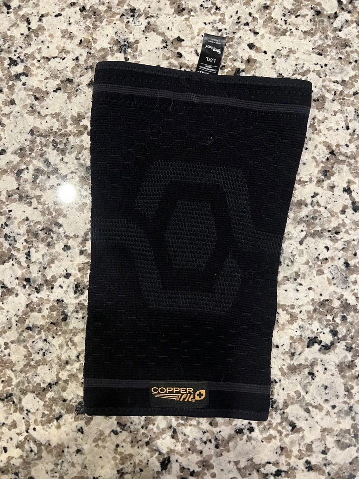 铜版冰压缩护膝缓解 + 恢复 1 膝袖 L/XL — 第 4/4 张图片