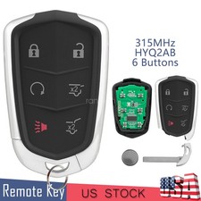 6button Smart Prox Remote Control Key Fob For Cadillac Escalade 2015-2020 Hyq2ab