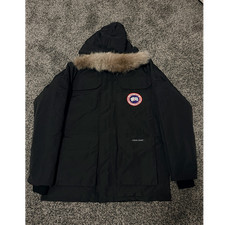 Canada Goose Black Parka Jacket Men 2XL Mid-L...