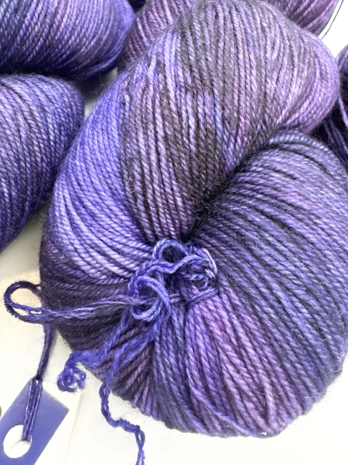 Lot of 3 Malabrigo Sock TONAL PURPLE Dewberry 440yds Fingering Merino image 6