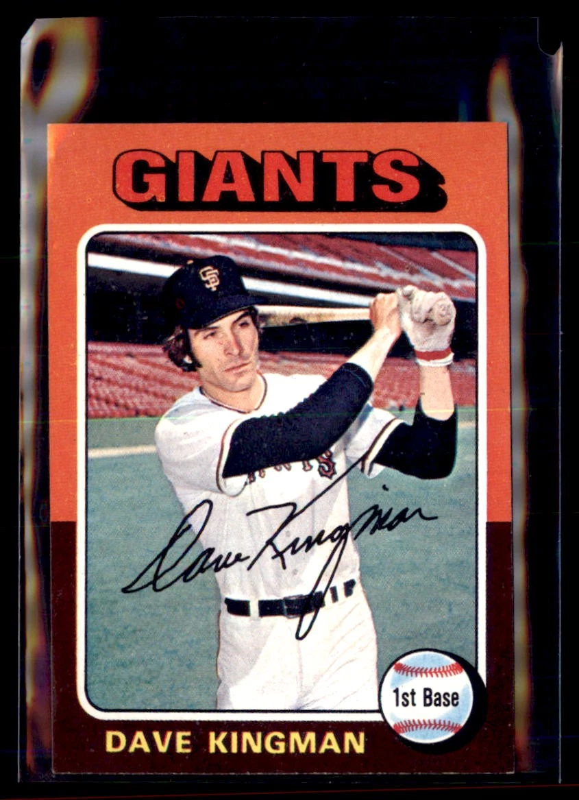 1975 Topps Mini Dave Kingman San Francisco Giants #156