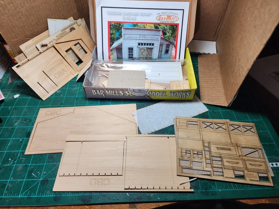 Kit de modelo de reparación de carro y ruedas Jebediah's Bar Mills 114 - escala O Foto 2 de 2