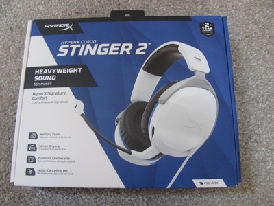 New HyperX Cloud Stinger 2 Wired Gaming Headset for PlayStation 4/5 White CS007