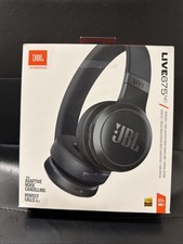 JBL by Harman Live 675NC Wireless True Adaptive Noise Cancelling Headphones- NOB