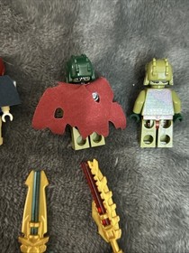Lego 70010 Chima The Lion CHI temple Parts Lagravis Cragger Crawley With Weapons