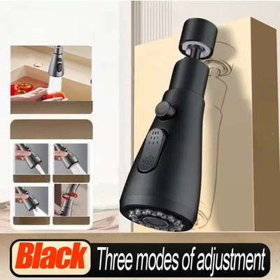 #ad #ad 360° Rotating Kitchen Faucet Extender with Splash Filter and Bubbler Nozzle $8.34