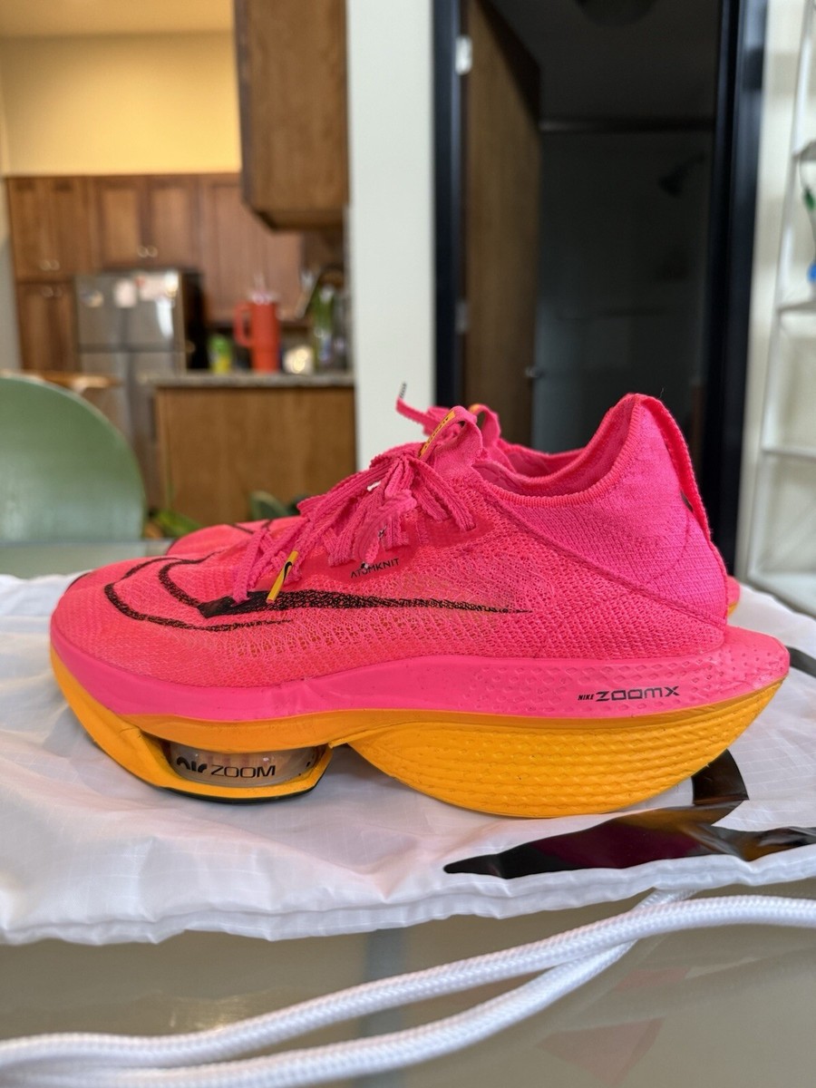 新品 W AIR ZOOM ALPHAFLY NEXT% 2 PINK 22.5 Nike Air Zoom Alphafly Next% 2 Hyper Pink/Black/Laser Orange