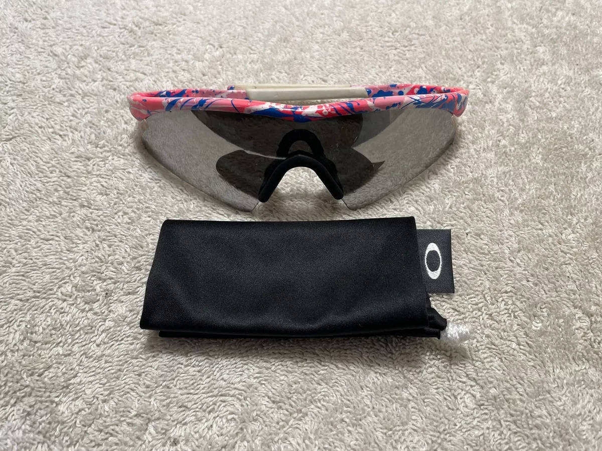 Oakley M Frame Gen 1 Mumbo ROSA SPLATTER - Black Iridium Sweep - VERY NICE