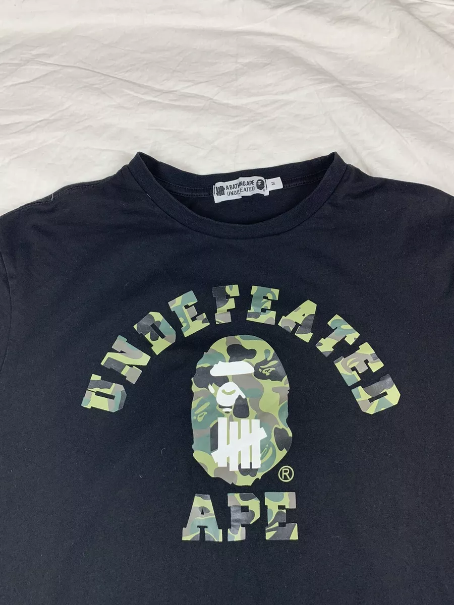 BAPE x UNDFTD TEE White Navy XXL