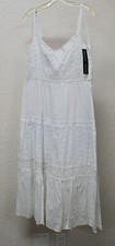 SPENSER JEREMY LADIES WHITE SPAGHETTI STRAP SUMMER DRESS SIZE 8 NEW WITH TAGS