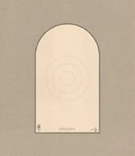 D-2 Target Official 50 Ft Action Pistol Bianchi Cup Target (100 pcs) on Tagboard