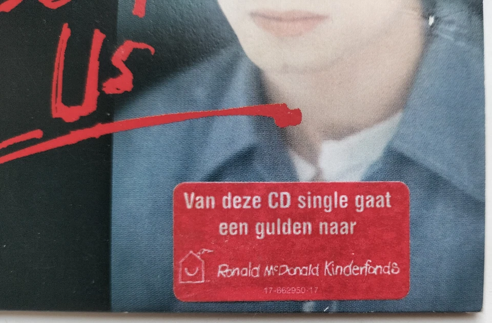 MICHAEL JACKSON They Don't Care About Us CD Maxi Single cardboard RARE STICKER - Bild 3 von 4