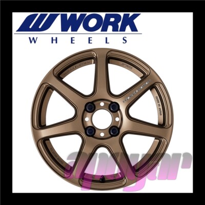WORK EMOTION T7R WHEEL (1pcs) 15 inch 6.5J 52 100 4H Ashed