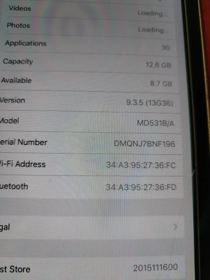 Apple iPad 16GB Mini series 1 A1432 MD531B/A WiFi - Image 2 of 4