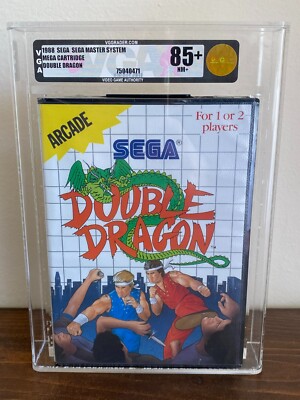 Double Dragon NTSC SEGA Master System Factory Sealed NEW VGA 85+ GOLD MINT WATA