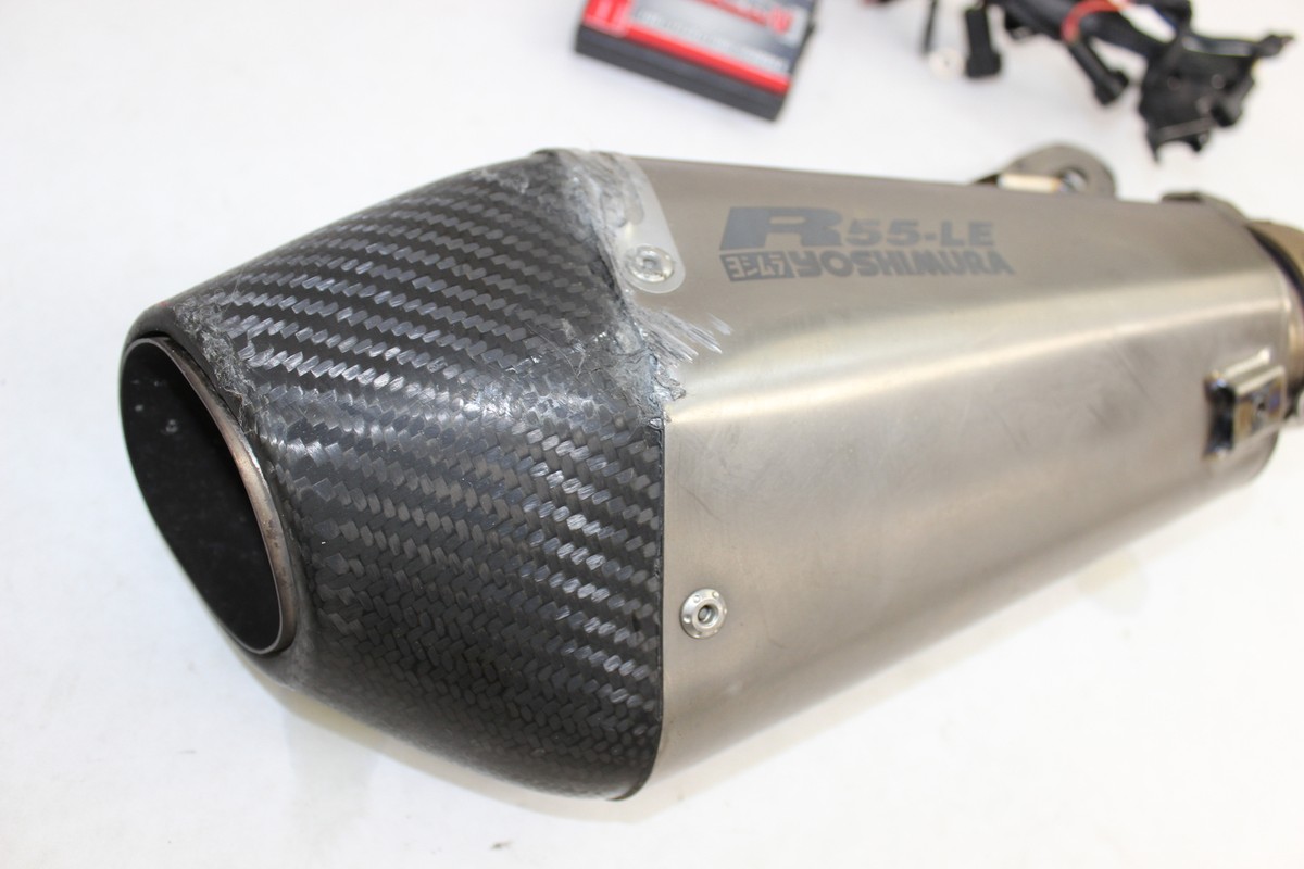2010 10 BMW S1000RR Yoshimura R55-LE Slip On Slipon Muffler