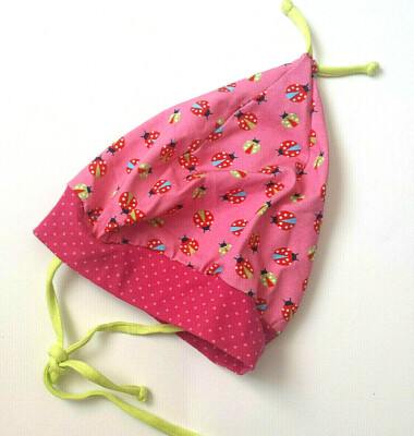 MaXimo baby hat new size 45 summer hat pink with ladybug print