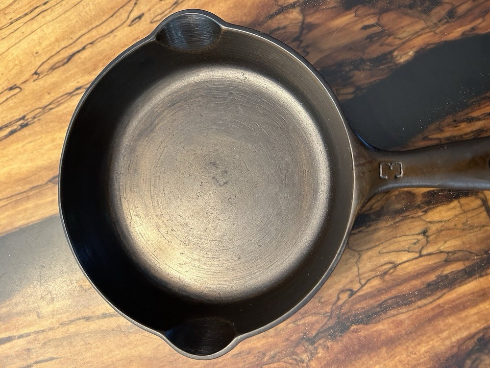 Griswold Cast Iron Skillet No. 3, Small Block Logo, Erie, PA., 709 I eBay