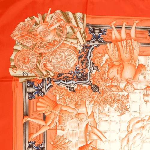 Hermes Scarf AZULEJOS 90cm Silk Carre Foulard CATHERINE BASCHET - Picture 6 of 6