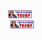 I Want You To IMPEACH TRUMP Decals ANTI Trump Uncle Sam BUMPER STICKER 2 PACK