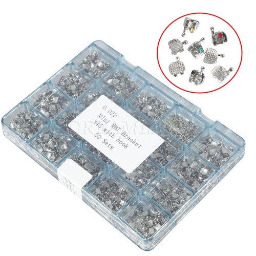 1000 piezas soportes dentales de ortodoncia de metal soporte MINI MBT.022 345 ganchos NUEVO-A1 - Imagen 11 de 11