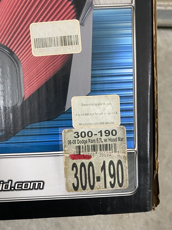 Sistema de admisión de aire frío Airaid 300-190 2006-2008 Dodge Ram Hemi 5,7 L ¡Envío gratuito! Foto 2 de 4