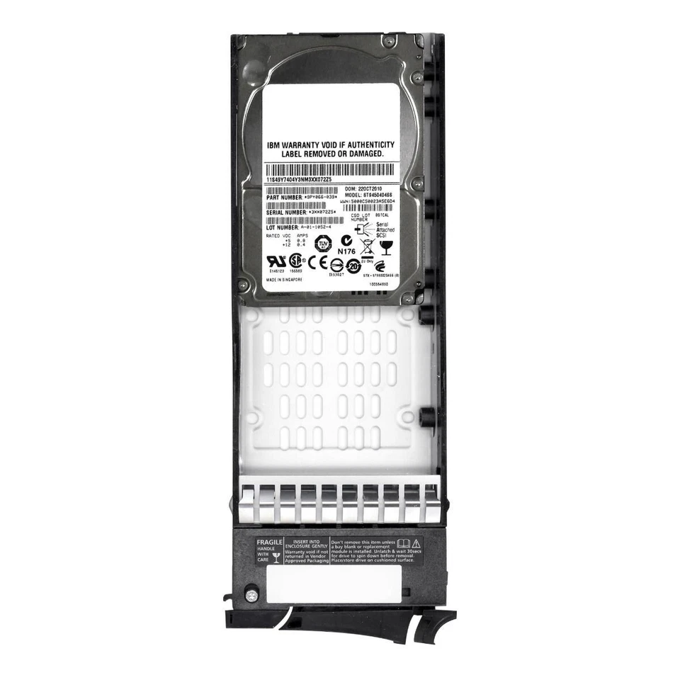 Hard Drive IBM 00L4520 ST9450404SS 450GB 10000U/Min 16MB SAS-2 2.5'' - Image 3 of 3