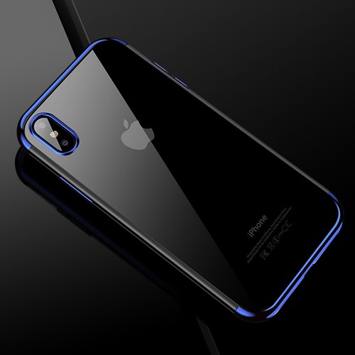 Silicone Case For iPhone 8 7 6 Plus XS Max X/XS Luxury Shockproof Phone Cover - Imagen 12 de 23