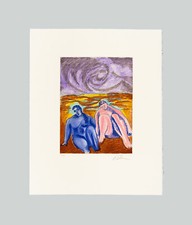 Sandro CHIA - "Raccolta" (C), 2000 - Acquaforte e acquatinta, 65 x 52 cm