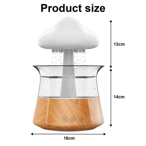 Rain Cloud Humidifier Water Drip Diffuser Aromatherapy Humidifier w/ 7 Colors US - Bild 9 von 44