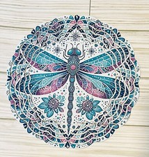 Dragonfly metal wind spinners for yard