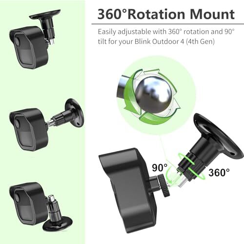 Wireless UYODM 3Pack Wall Mount For Blink Outdoor 4 (4th Gen) & Blink  Outdoor (3rd Gen) C Blink Outdoor Camera Tonton 3パック ウォールマウント Blink Outdoor 4 (第4世代) &amp; Blink Outdoor 3
