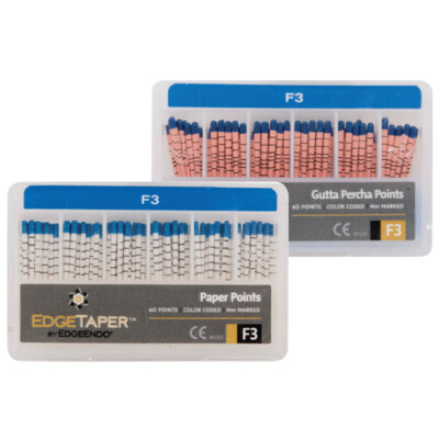Endodontic EdgeTaper Gutta Percha By EdgeEndo (60/Pack)
