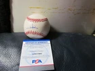 Jim Abbott signed Baseball PSA Certified