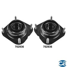 Front Left Right Suspension Strut Mounts 2pcs Set For Mazda Mx-3 323 Protege