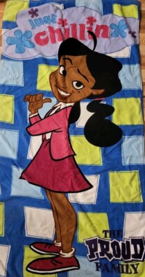 Disney The PROUD Family ''Just Chillin'' Penny PROUD Towel  53'' x 27''