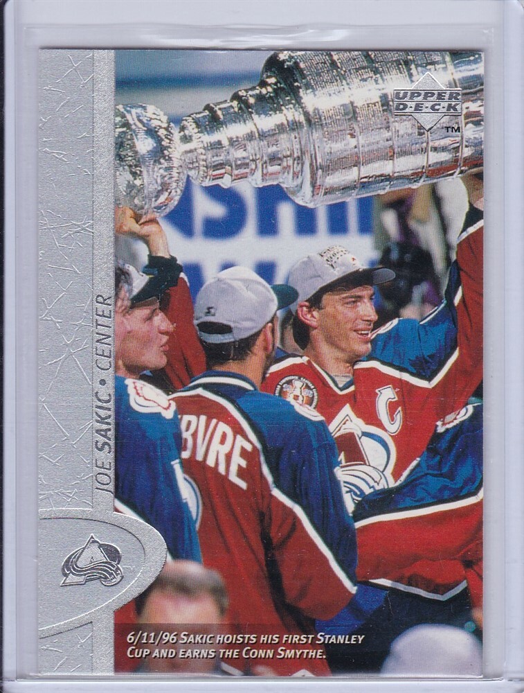 Joe Sakic 1996 Upper Deck Hockey Card 240 Grade MT | eBay