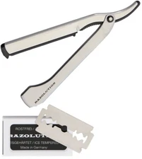 Razolution Exchangeable 3.5" Razor Stainless Construction Matte Finish Handle