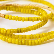 Seed Yellow Trade Beads