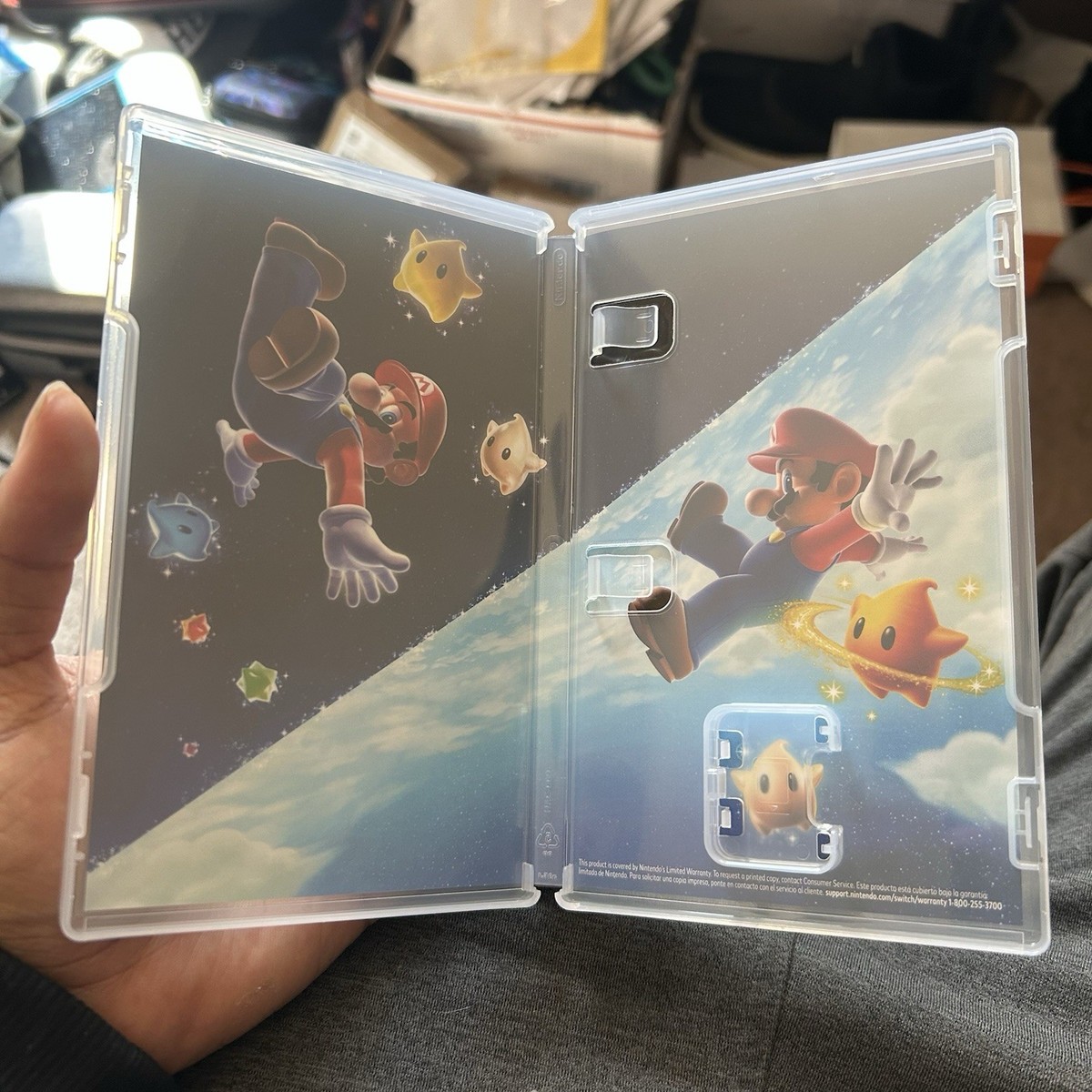 Replacement Case (NO GAME) Super Mario Bros Galaxy 1 & 2 for