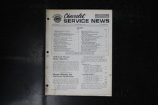 Chevrolet Service News Manual November 1967 Vol 19 No 10 Wiring Diagram OEM