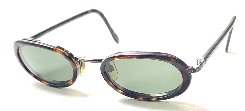 Gafas de sol vintage GIORGIO ARMANI 672 1082 marrón tortuga ovaladas de plástico metálico Foto 2 de 4