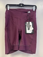 Jelenew Cycling Shorts Burgundy Women's Size Large