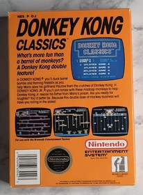 Donkey Kong Classics (Nintendo Entertainment System, NES) Cib Complete - Tested