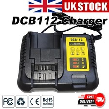1PACK For DeWalt DCB112 Charger FOR 10.8V/12V/14.4V/18Volt Battery high speed UK